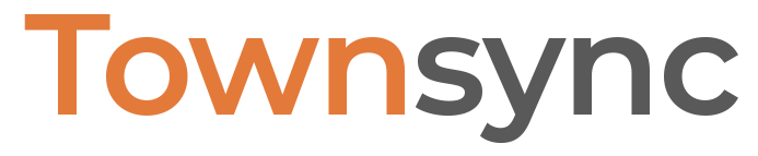 Townsync text Logo